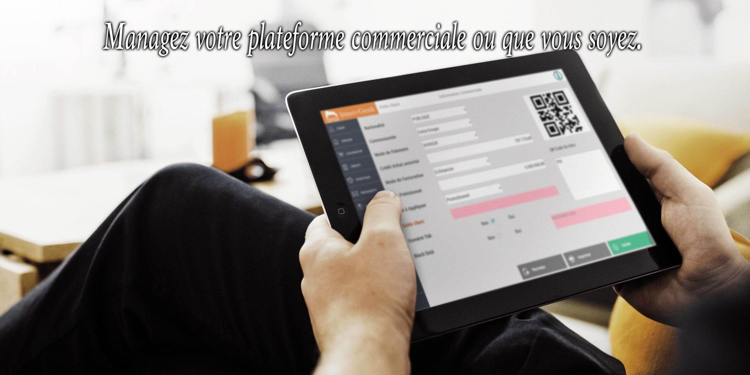 Portfolio innovgeek commerce tablet